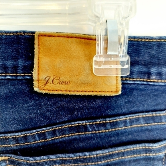 J. CREW Matchstick Jeans size 29 Straight Stretch Denim Darkee Wash EUC - Picture 6 of 11